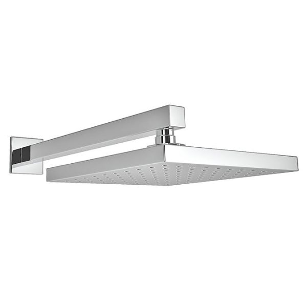 Milan Concealed Thermostatic Valve with Diverter, Fixed Shower Head + 4 Body Jets - Image 3