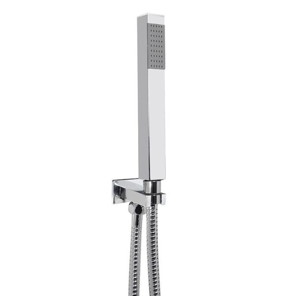 Ultra Series L Triple Thermostatic Valve with Square Shower Head + Handset - Image 5