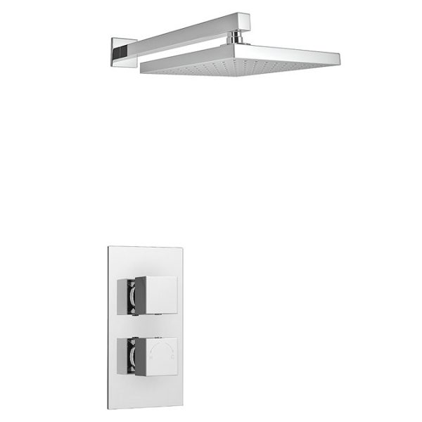 Milan Square Shower Package with Concealed Valve + Head - Image 8