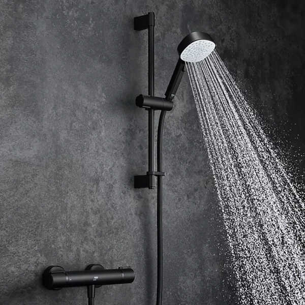 Mira Relate EV Thermostatic Mixer Shower   Matt Black