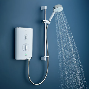 Mira Sport Manual Single Outlet 10.8kW Electric Shower   White & Chrome