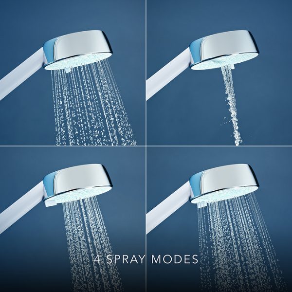Mira Sport Multi Fit 9.8kW Electric Shower   White & Chrome - Image 4