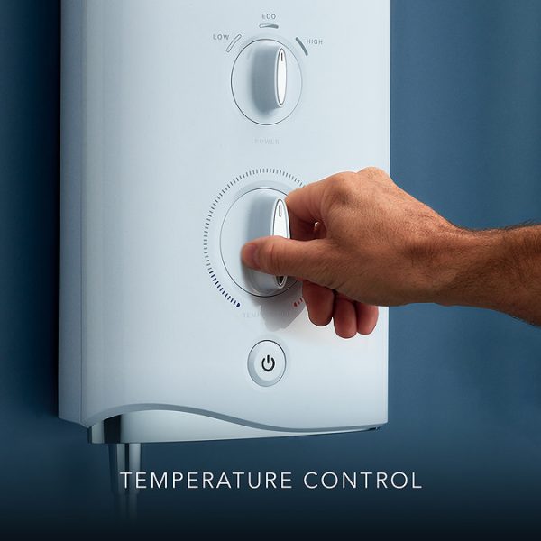 Mira Sport Multi Fit 9.8kW Electric Shower   White & Chrome - Image 8