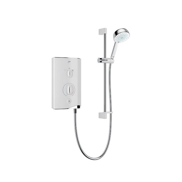 Mira Sport Manual Single Outlet 7.5kW Electric Shower   White & Chrome - Image 3