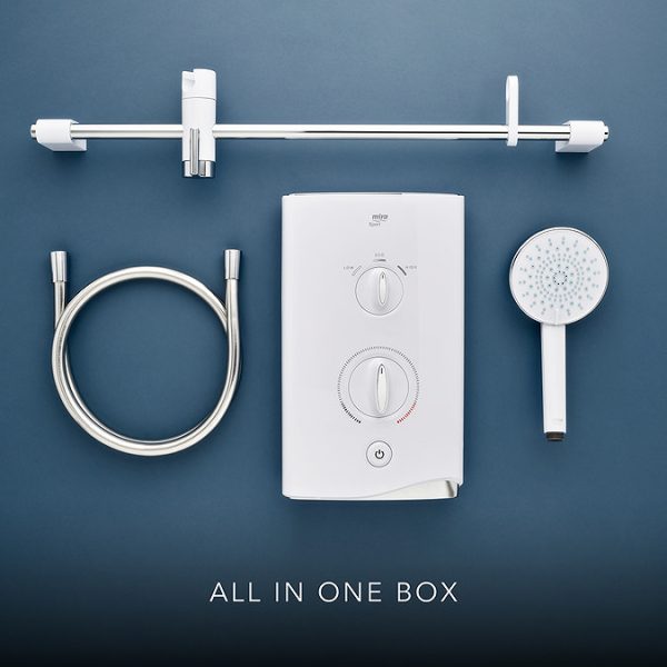Mira Sport Manual Single Outlet 7.5kW Electric Shower   White & Chrome - Image 8