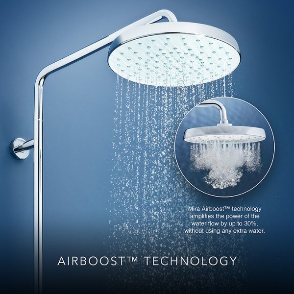 Mira Sport Max Dual Outlet 10.8kW Electric Shower   White & Chrome - Image 5
