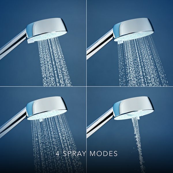 Mira Sport Max Single Outlet 10.8kW Electric Shower   White & Chrome - Image 4