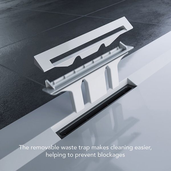 Mira Flight Level Safe Anti Slip Rectangular Shower Tray - Image 3