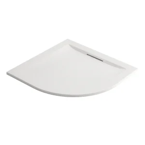 Mira Flight Level Safe 1000 x 1000mm Anti Slip White Quadrant Shower Tray