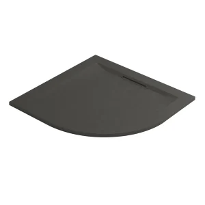 Mira Flight Level 1000 x 1000mm Slate Effect Quadrant Shower Tray