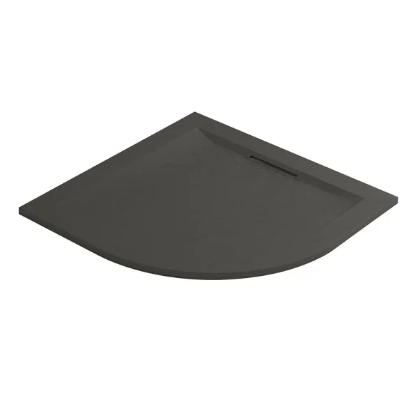 Mira Flight Level 900 x 900mm Slate Effect Quadrant Shower Tray