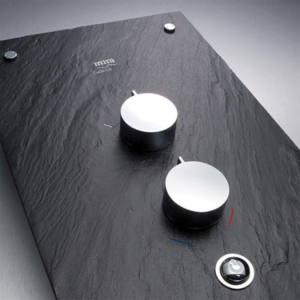 Mira Galena 9.8kW Slate Effect Thermostatic Electric Shower - Image 2
