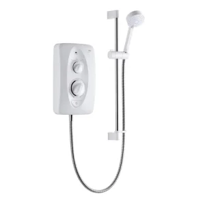 Mira Jump Electric Shower   White & Chrome