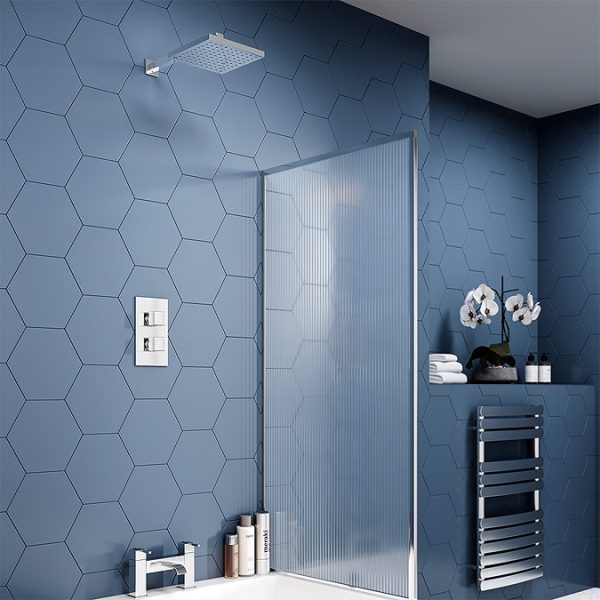 Milan Square Shower Package with Concealed Valve + Head - Image 7
