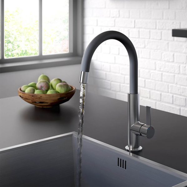 Bristan Melba Kitchen Sink Mixer   Black - Image 2