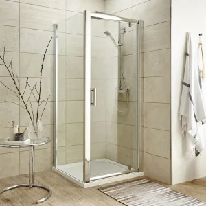 Toreno 8mm Square Pivot Door Shower Enclosure   Easy Fit