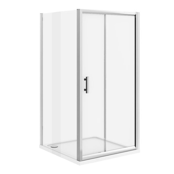 Toreno 8mm Rectangular Sliding Door Shower Enclosure   Easy Fit - Image 2