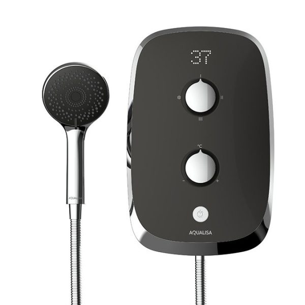 Aqualisa eMOTION Electric Shower   9.5KW   Space Grey - Image 3