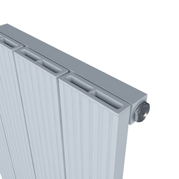 Carisa Monza Single Panel Textured White Aluminum Radiator 1800 x 280mm - Image 2