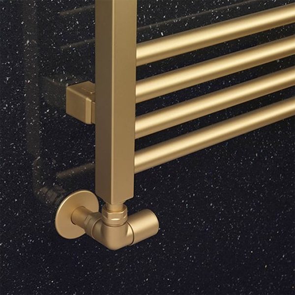 Crosswater MPRO 480 x 1380mm Heated Towel Rail   Brushed Brass Effect - Image 3