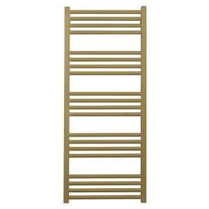 Crosswater MPRO 480 x 1140mm Heated Towel Rail   Brushed Brass Effect