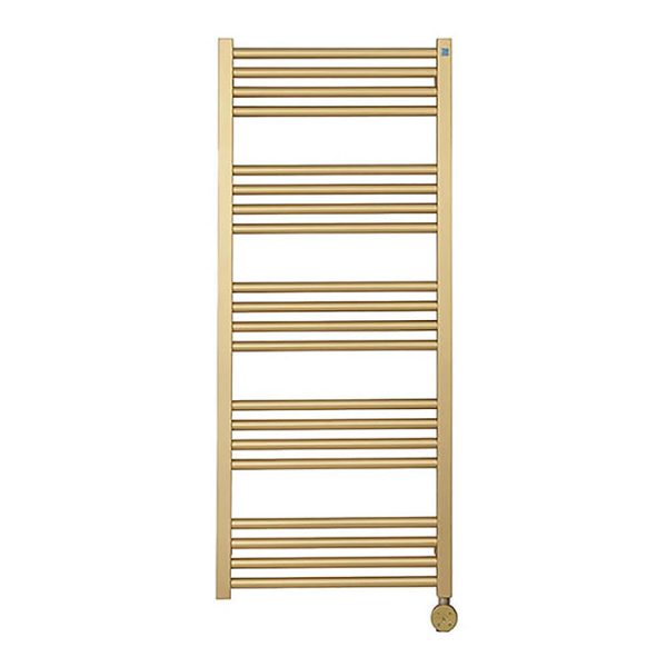 Crosswater MPRO 480 x 1140mm Electric Only Towel Rail   Brushed Brass Effect - Image 4
