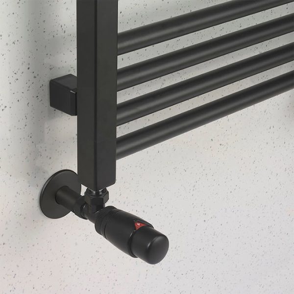 Crosswater MPRO 480 x 1380mm Heated Towel Rail   Matt Black - Image 4