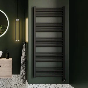 Crosswater MPRO 480 x 1140mm Electric Only Towel Rail   Matt Black