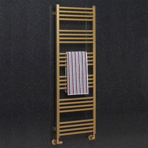 Crosswater MPRO 480 x 1380mm Heated Towel Rail   Brushed Brass Effect