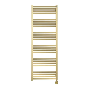 Crosswater MPRO 480 x 1380mm Electric Only Towel Rail   Brushed Brass Effect