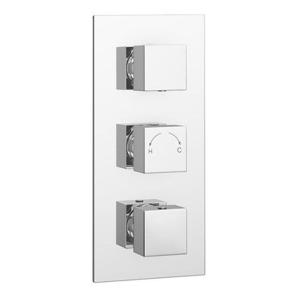 Milan Concealed Shower Package with Head + Handset - Image 9
