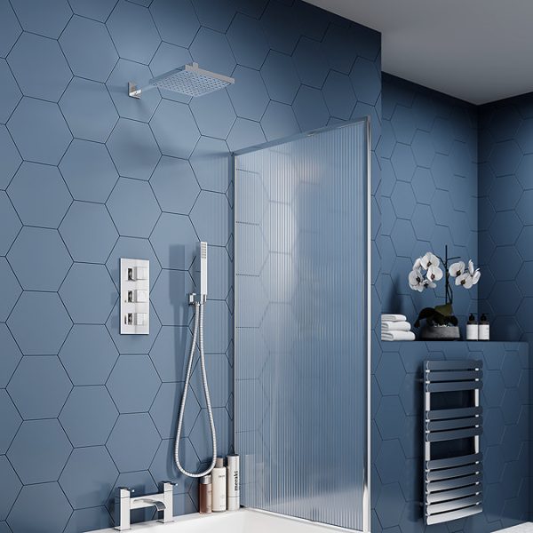 Milan Concealed Shower Package with Head + Handset - Image 10