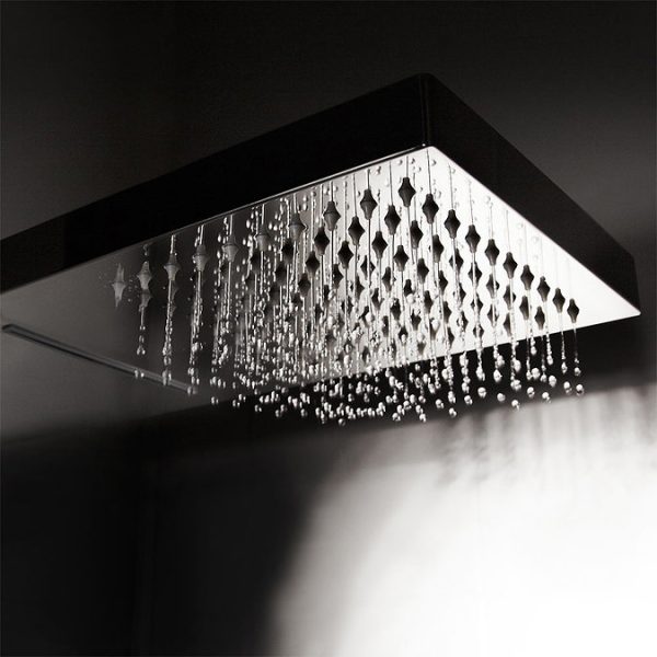 Milan Shower Pack (Rainfall / Waterfall Shower Head, Outlet Elbow w. Parking Bracket + Handset) - Image 4