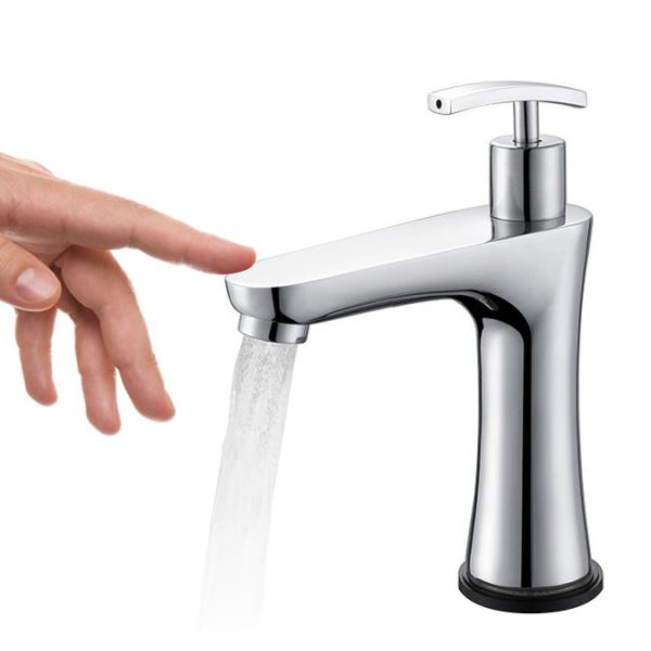 Mileto Touch Sensor Basin Tap with Integrated Soap Dispenser - Image 2
