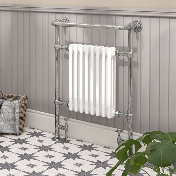 Chatsworth Savoy Traditional Heated Towel Rail Radiator - Image 3