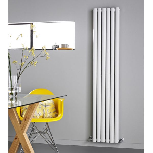 Nuie   Ricochet Double Panel Radiator   1750 x 354mm   White - Image 3