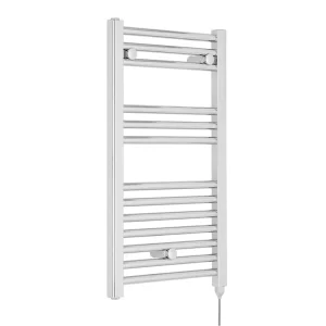 Nuie H720mm x W400mm Chrome Electric Only Ladder Rail