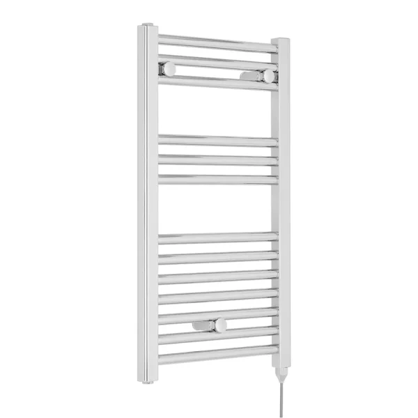 Nuie H720mm x W400mm Chrome Electric Only Ladder Rail