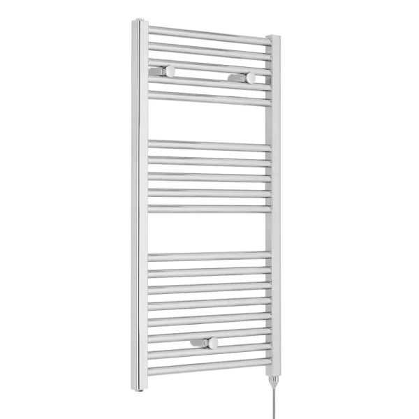 Nuie H920mm x W480mm Chrome Electric Only Ladder Rail
