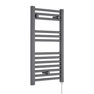 Nuie H720mm x W400mm Anthracite Electric Only Ladder Rail