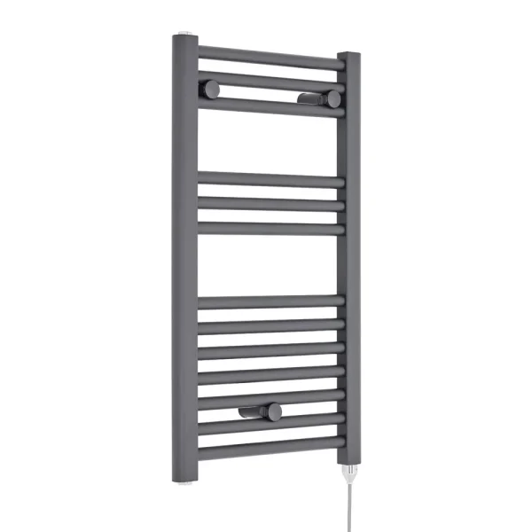 Nuie H720mm x W400mm Anthracite Electric Only Ladder Rail
