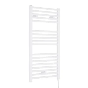 Nuie H920mm x W480mm White Electric Only Ladder Rail