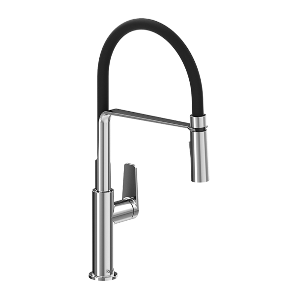 Riobel Mythic Single Lever Kitchen Mixer with Flexible Spout   Chrome