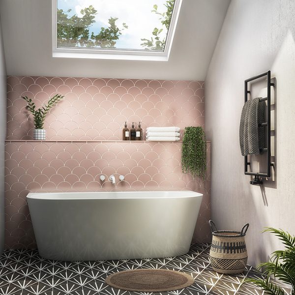 Monza 1700 x 800 Double Ended Free Standing Back To Wall Bath - Image 2