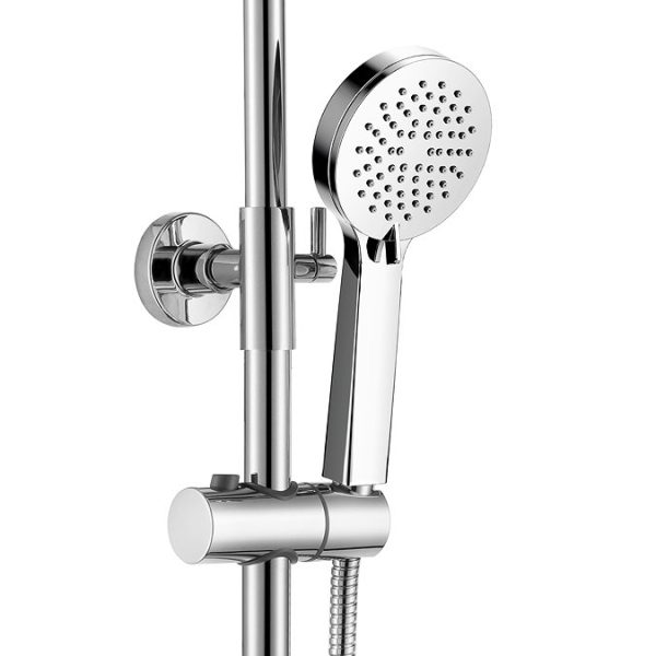 Monza Low Pressure Round Thermostatic Shower with Cool Touch   Chrome - Image 4