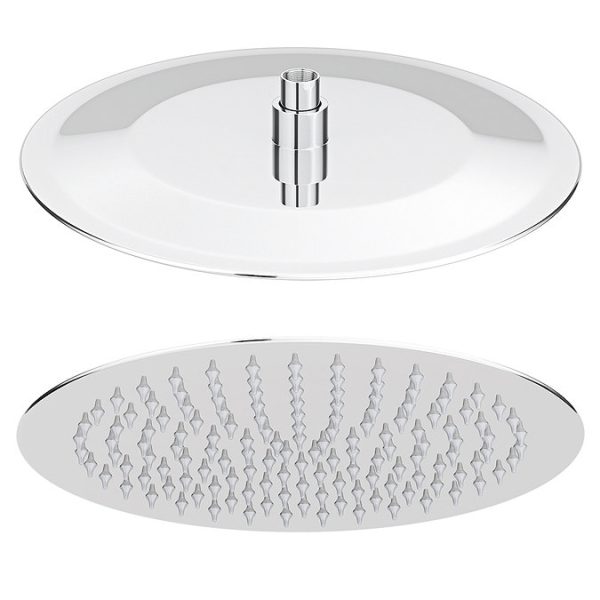 Monza Modern Round Thermostatic Shower (300mm Head   Chrome) - Image 2