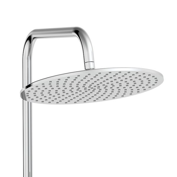 Monza Deluxe Cool Touch Round Thermostatic Shower (250mm Head   Chrome) - Image 4