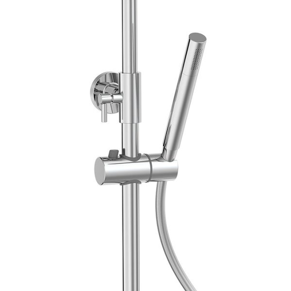 Monza Deluxe Cool Touch Round Thermostatic Shower (250mm Head   Chrome) - Image 5