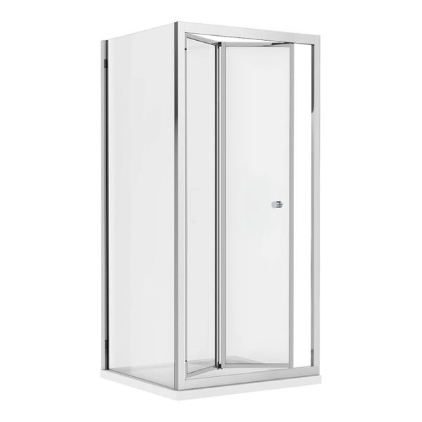 Monza 1000 x 1000mm Bi Fold Door Shower Enclosure without Tray - Image 2
