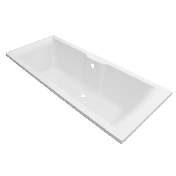 Monza 1700 x 700 Single Ended Bath with Curved Tap Ledge - Image 3